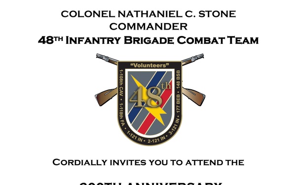 Georgia Army National Guard's infantry brigade's bicentennial celebration