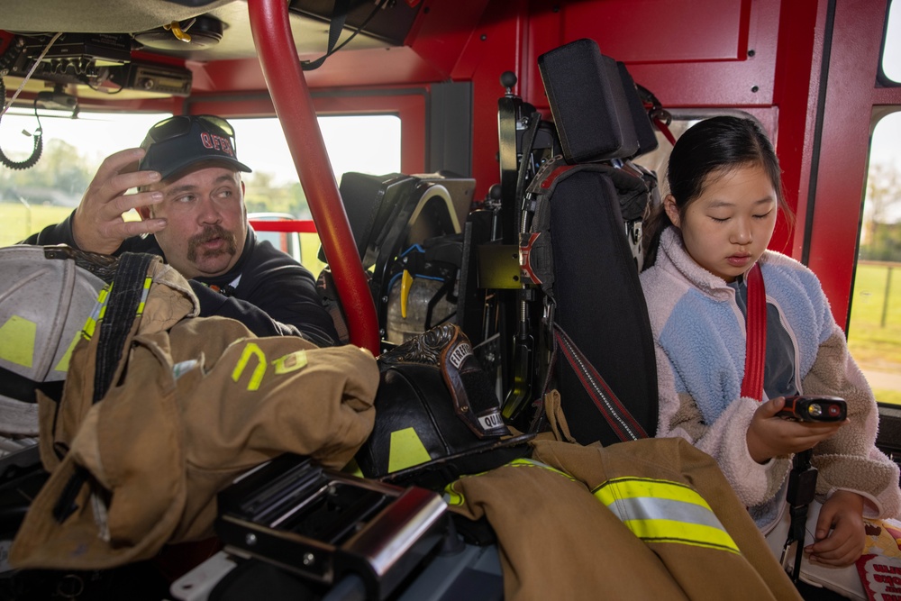 Quantico Fire Services Hosts Fire Truck Rides