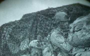 5th SFG (A) Soldiers, Notional Partner Force Assault Objective at Dusk during JRTC