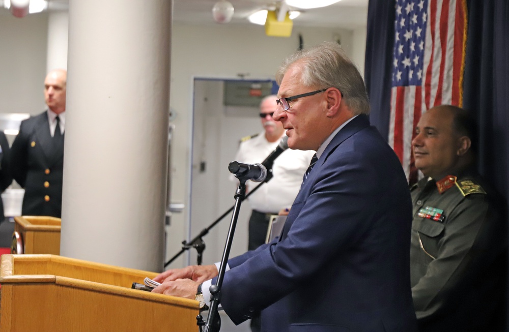 USS Mount Whitney Hosts Benghazi Reception between Sixth Fleet and Libya