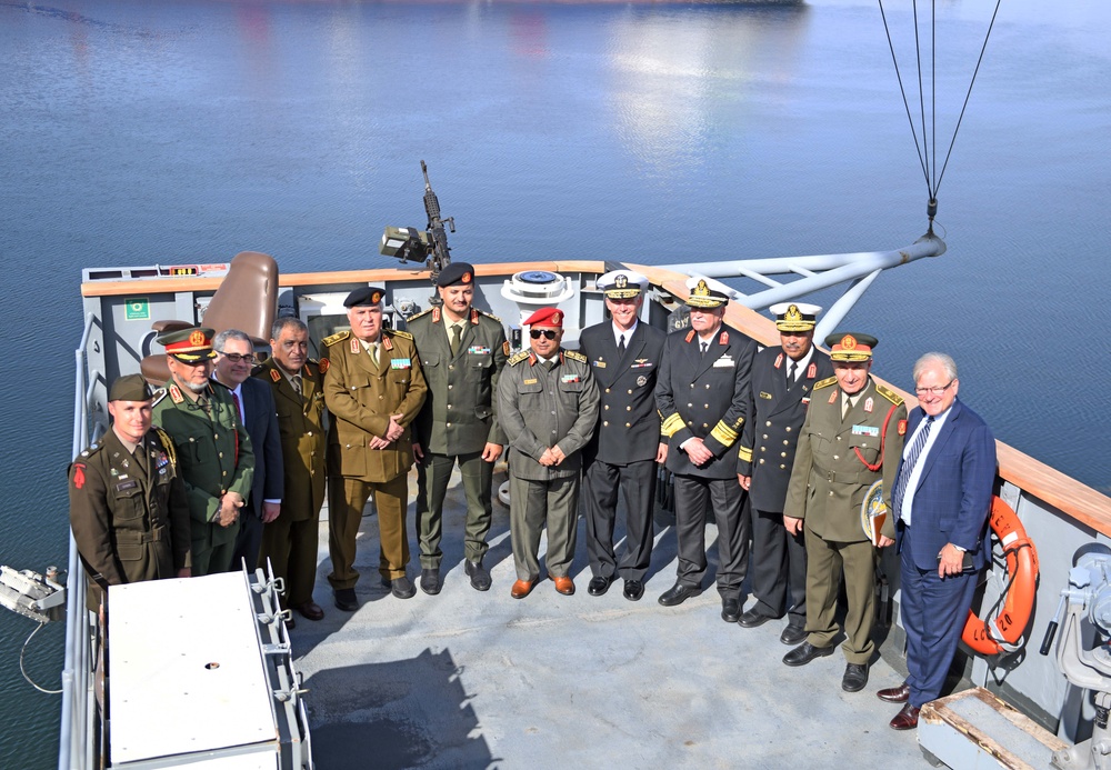 USS Mount Whitney Hosts Benghazi Reception between Sixth Fleet and Libya