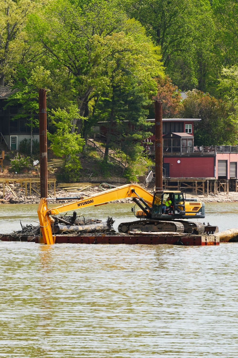 What lies beneath: Lake Lure's lurking litter lifted and loaded