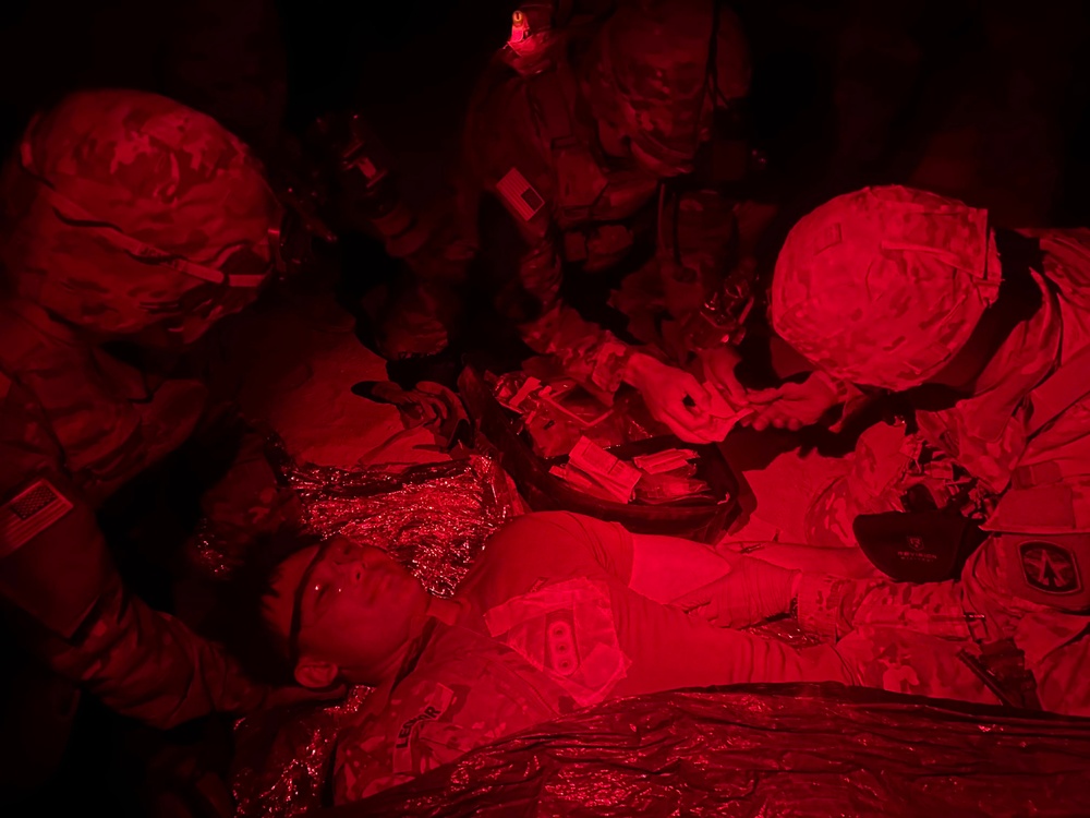 759th Military Police Battalion conducts tactical combat casualty care training at southern border