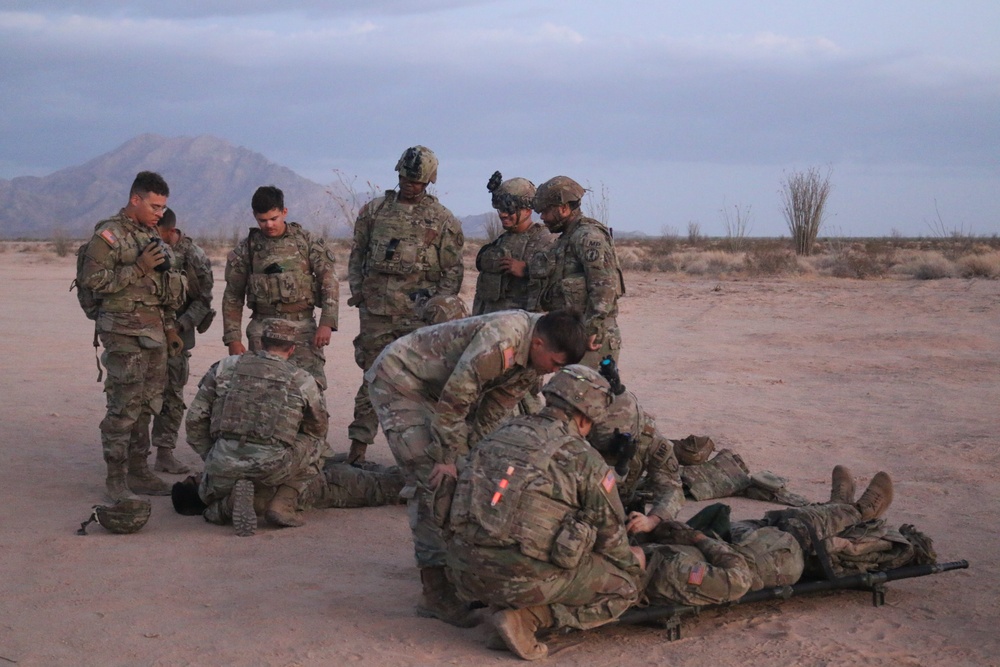 759th Military Police Battalion conducts tactical combat casualty care training at southern border