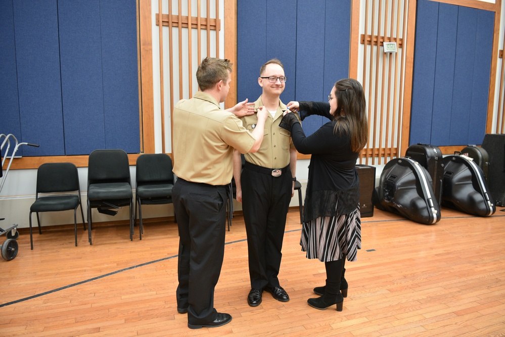 Navy Band Great Lakes' Meritorious Advancement Program Selectee - MU2 Vazquez