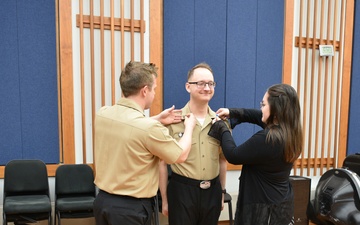 Navy Band Great Lakes' Meritorious Advancement Program Selectee - MU2 Vazquez
