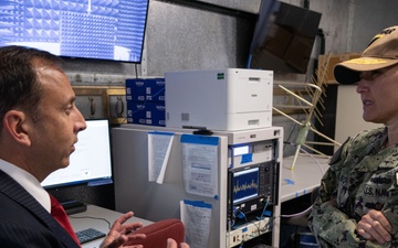 Rear Adm. Seiko Okano tours NIWC facilities