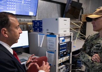 Rear Adm. Seiko Okano tours NIWC facilities
