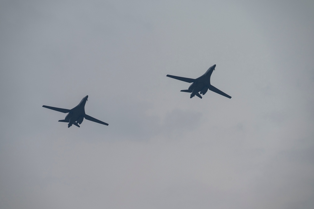 B-1B Lancers arrive at Japan for BTF 25-2 Deployment