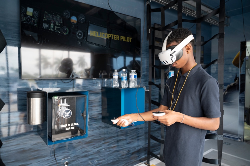 NTAG Miami Engages Nova Students with Hands-On Navy Experience