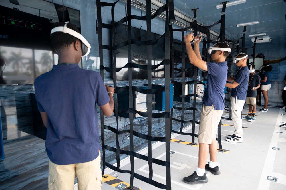 NTAG Miami Engages Nova Students with Hands-On Navy Experience