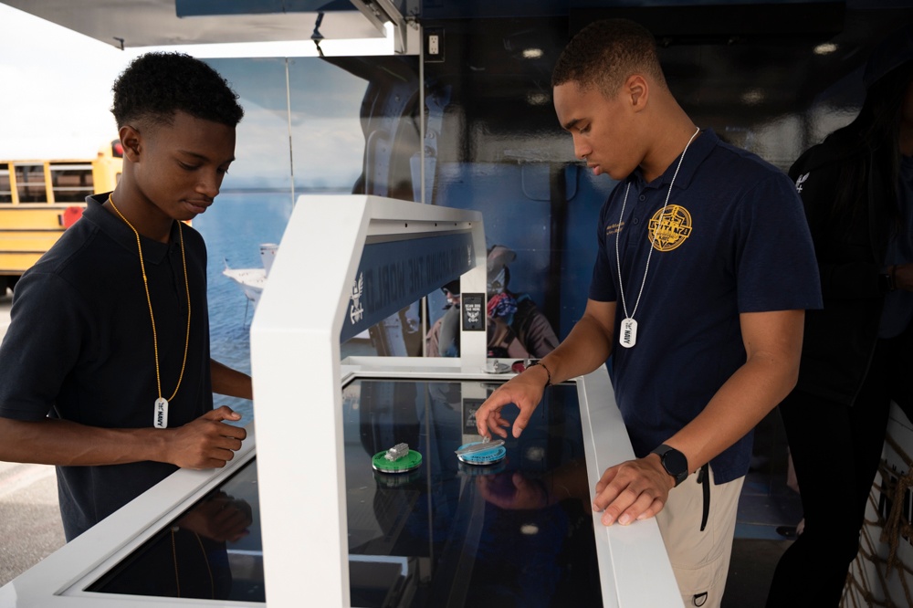 NTAG Miami Engages Nova Students with Hands-On Navy Experience