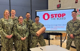 Naval Hospital Sigonella STEM Team Hosts Life-Saving “Stop the Bleed” Training for DoDEA Educators