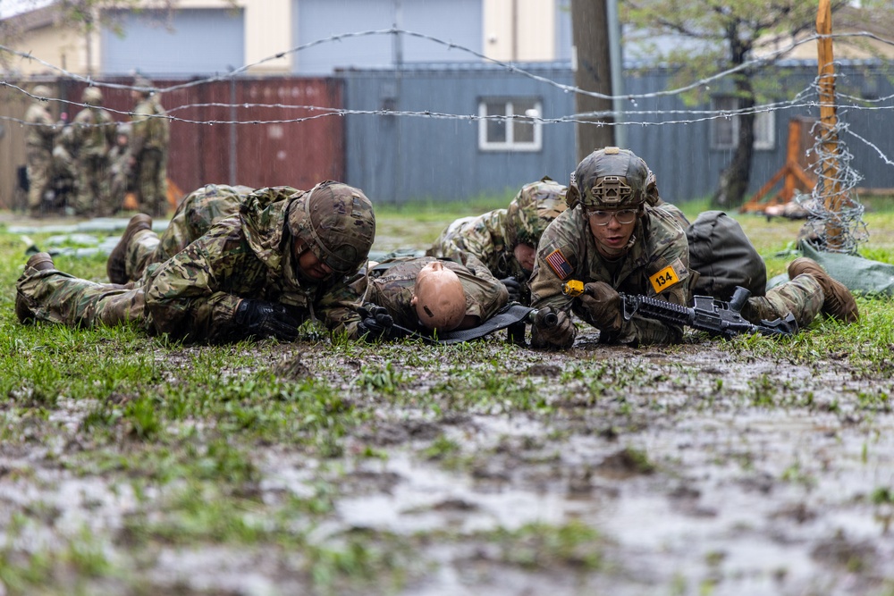 Soldiers Compete for Expert Field Medical Badge on Camp Casey