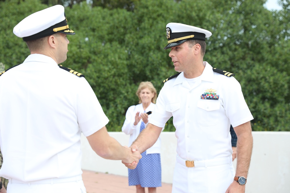 Lt. Cmdr. Brent Frazer Promotion Ceremony