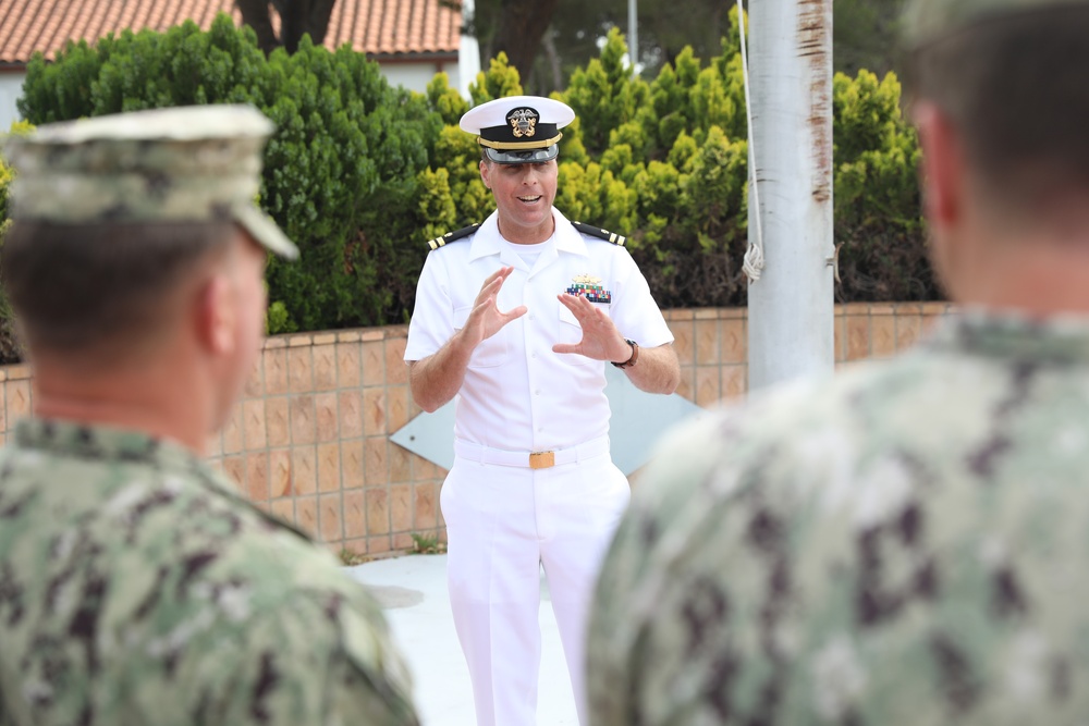 Lt. Cmdr. Brent Frazer Promotion Ceremony