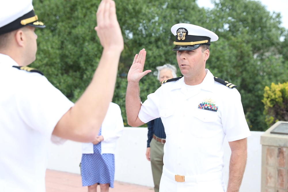 Lt. Cmdr. Brent Frazer Promotion Ceremony
