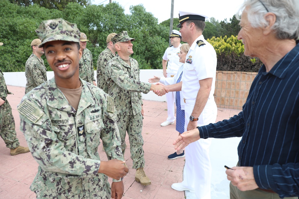 Lt. Cmdr. Brent Frazer Promotion Ceremony