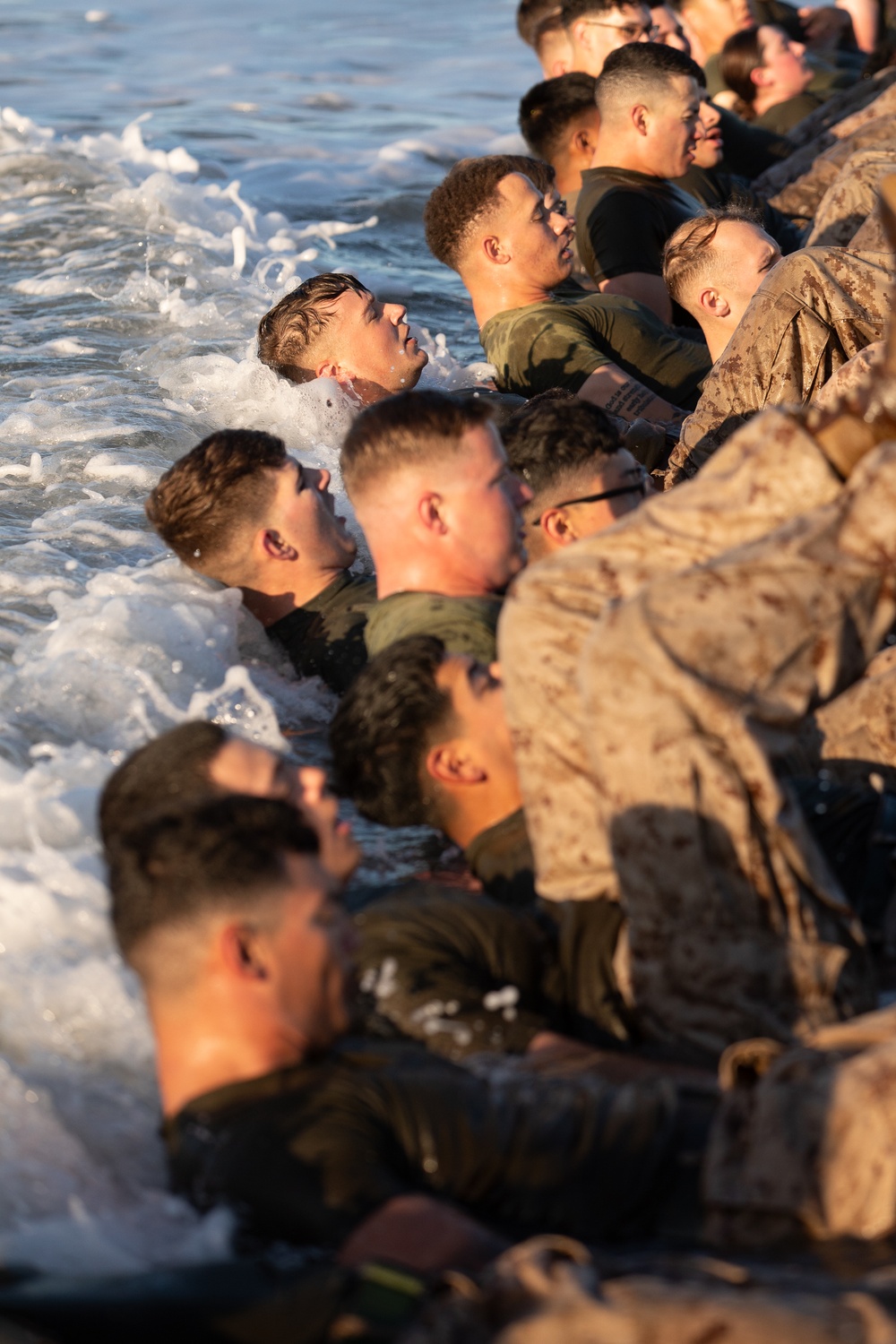 2nd MLG Corporals Course Beach PT