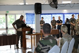 9th MSC Soldiers attend opening ceremony of Croix du Sud Exercise, supporting crisis management in Oceania