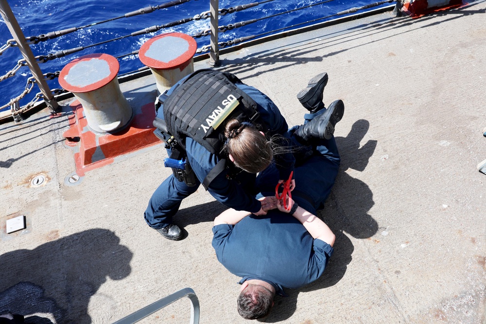 USS Gravely Conducts Anti-Terrorism Training