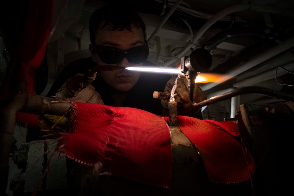 Nimitz Sailor Brazes Pipe