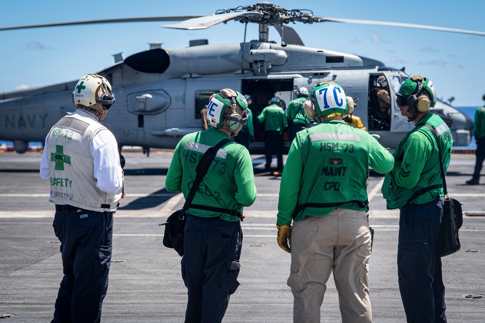 Nimitz Sailors Prepare for Flight Operations