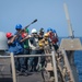 USS Sterett conducts operations in the U.S. Central Command area of responsibility as part of the Carl Vinson Carrier Strike Group