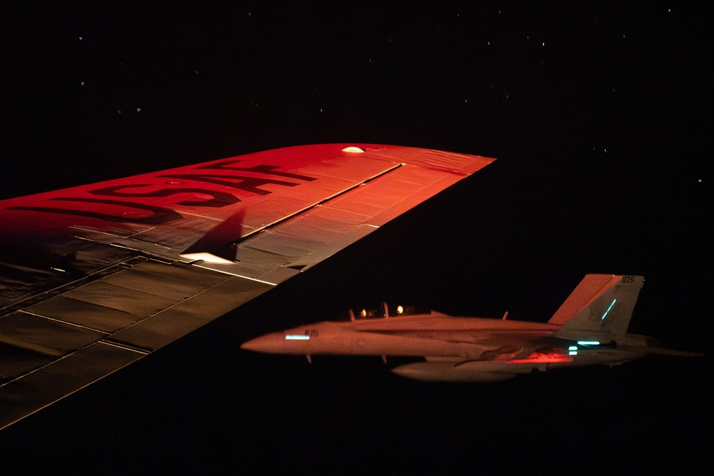 U.S. F/A-18s conduct operations in the Red Sea