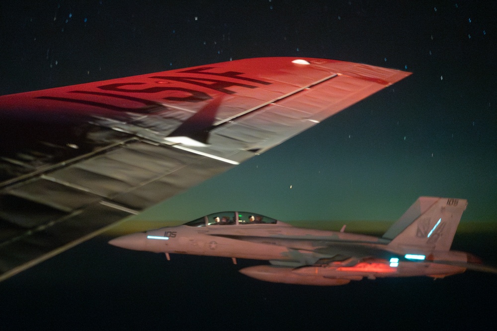 U.S. F/A-18s conduct operations in the Red Sea