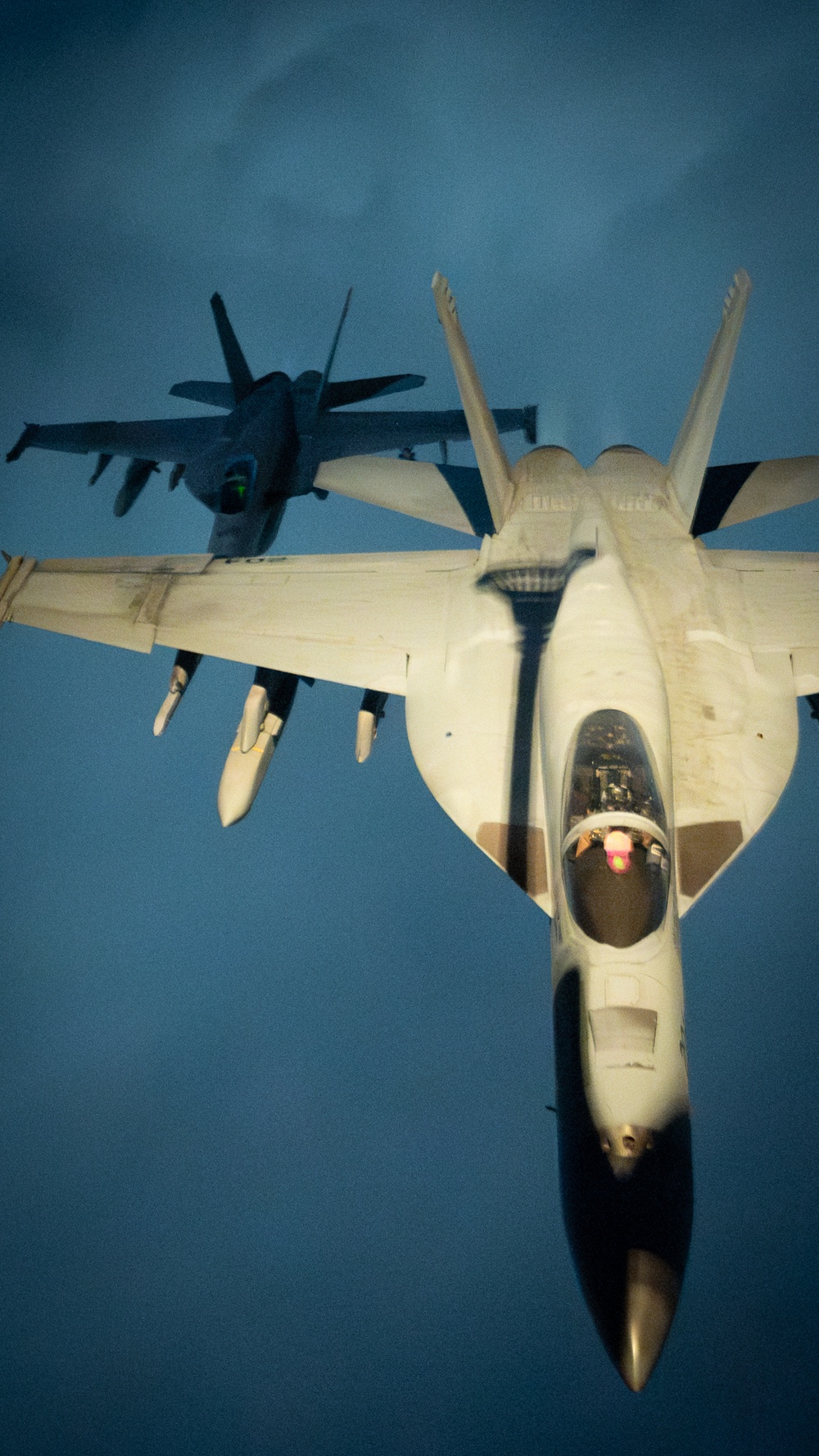 U.S. Navy F/A-18 Super Hornets conduct operations in the CENTCOM AOR