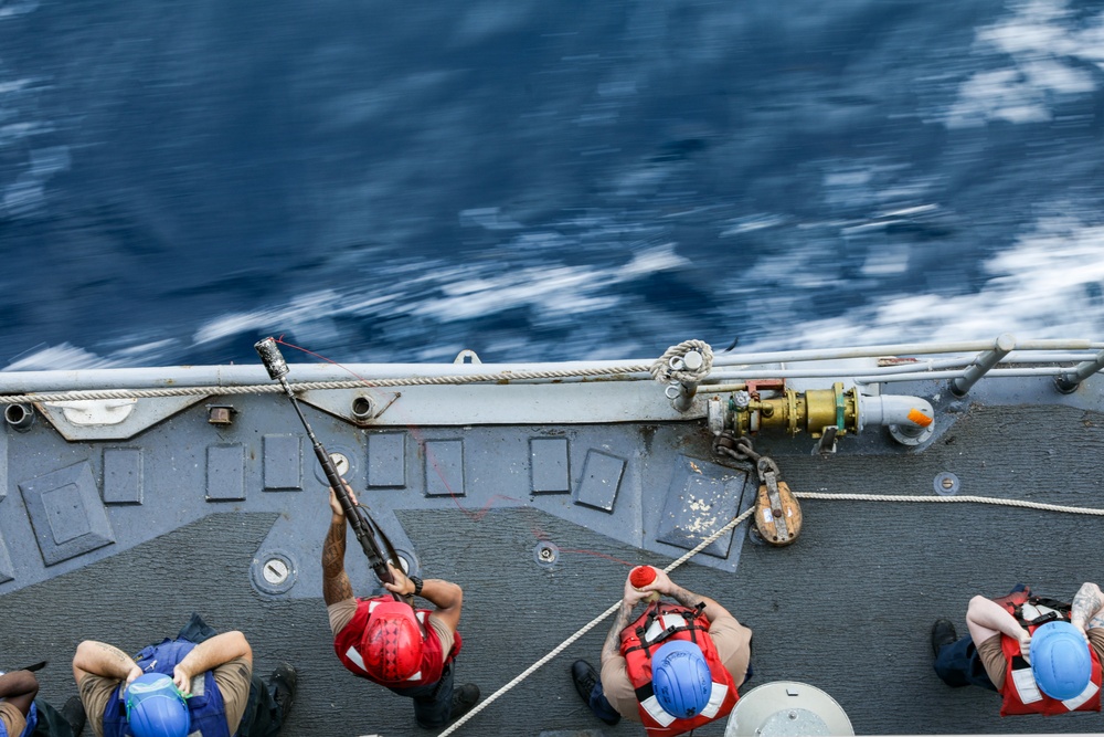 USS Princeton conducts operations in the U.S. Central Command area of responsibility as part of the Carl Vinson Carrier Strike Group