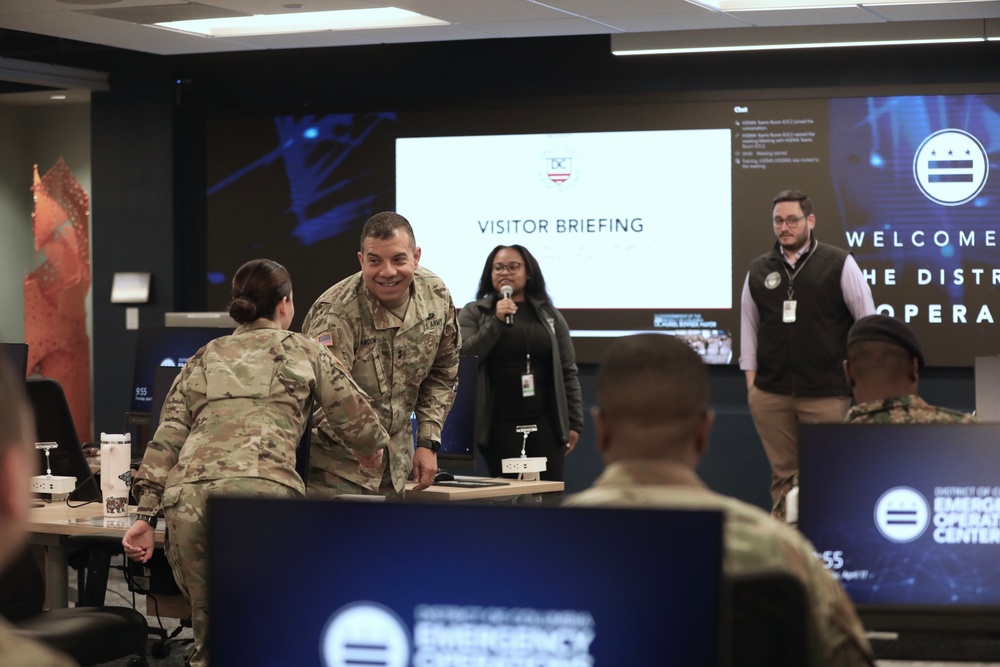 Jamaican Defence Force Tours D.C. Homeland Security and Emergency Management Agency
