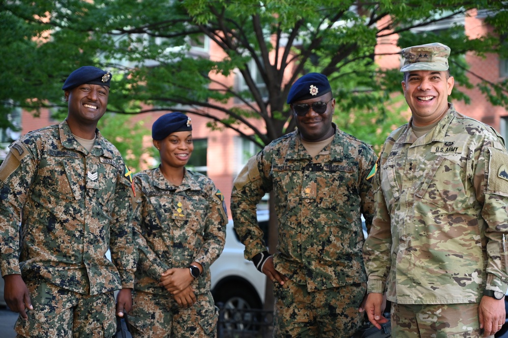Jamaican Defence Force Tours D.C. Homeland Security and Emergency Management Agency