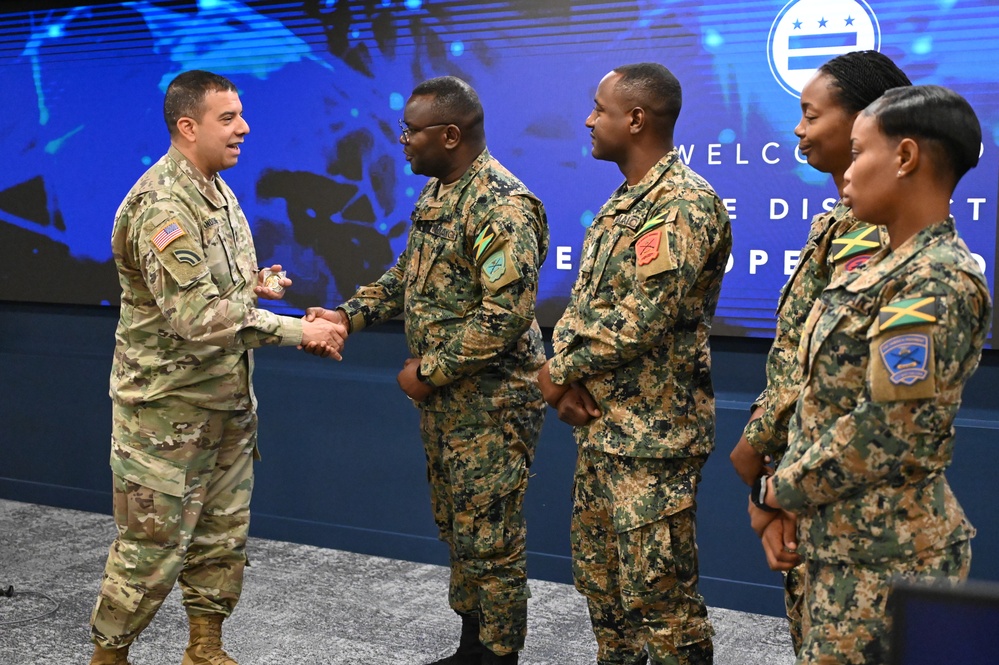 Jamaican Defence Force Tours D.C. Homeland Security and Emergency Management Agency
