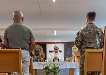 Mass Held at Camp Kosciuszko to Honor Legacy of Holy Father Francis