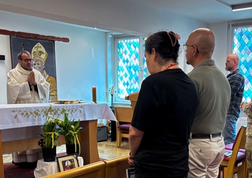 Mass Held at Camp Kosciuszko to Honor Legacy of Holy Father Francis