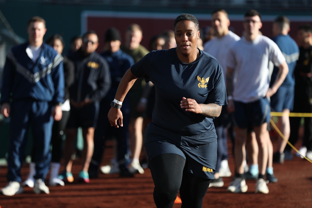 Service Members Sweat It Out at Nationals Park for Base HIIT (High-Intensity Training) at Nationals Park