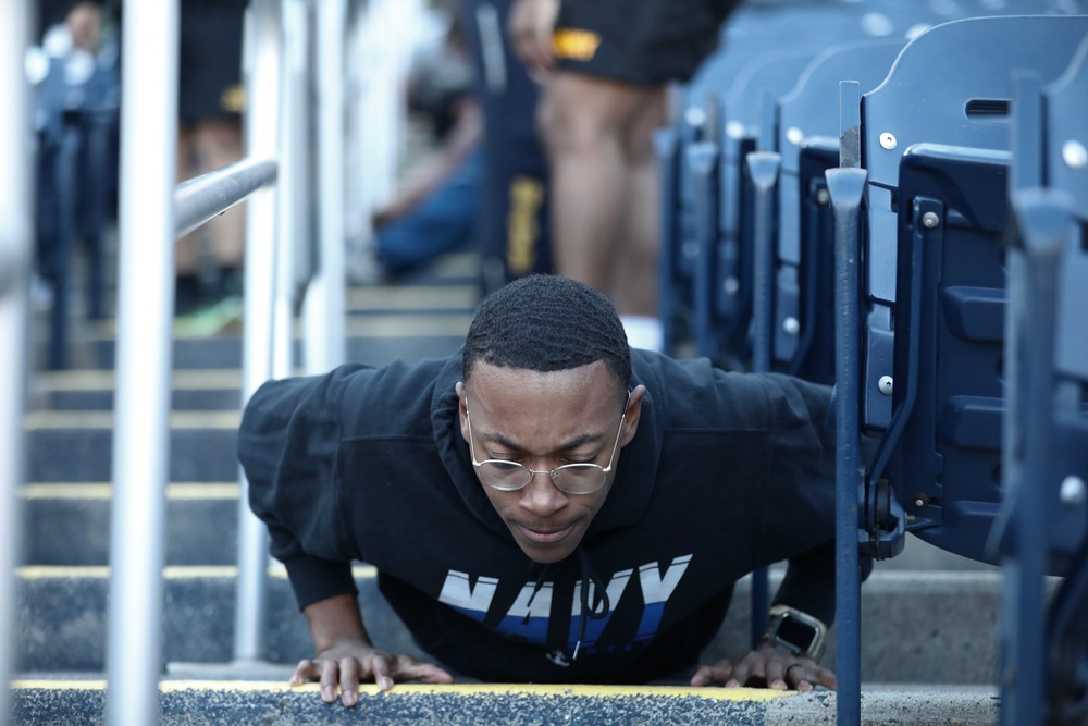 Service Members Sweat It Out at Nationals Park for Base HIIT (High-Intensity Training) at Nationals Park