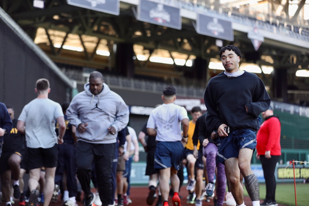 Service Members Sweat It Out at Nationals Park for Base HIIT (High-Intensity Training) at Nationals Park