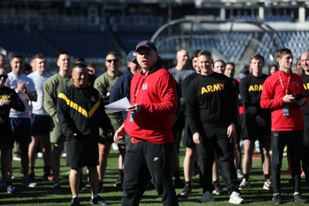 Service Members Sweat It Out at Nationals Park for Base HIIT (High-Intensity Training) at Nationals Park