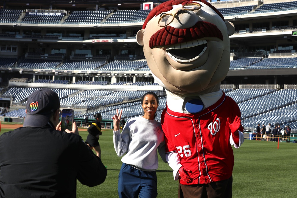 Service Members Sweat It Out at Nationals Park for Base HIIT (High-Intensity Training) at Nationals Park