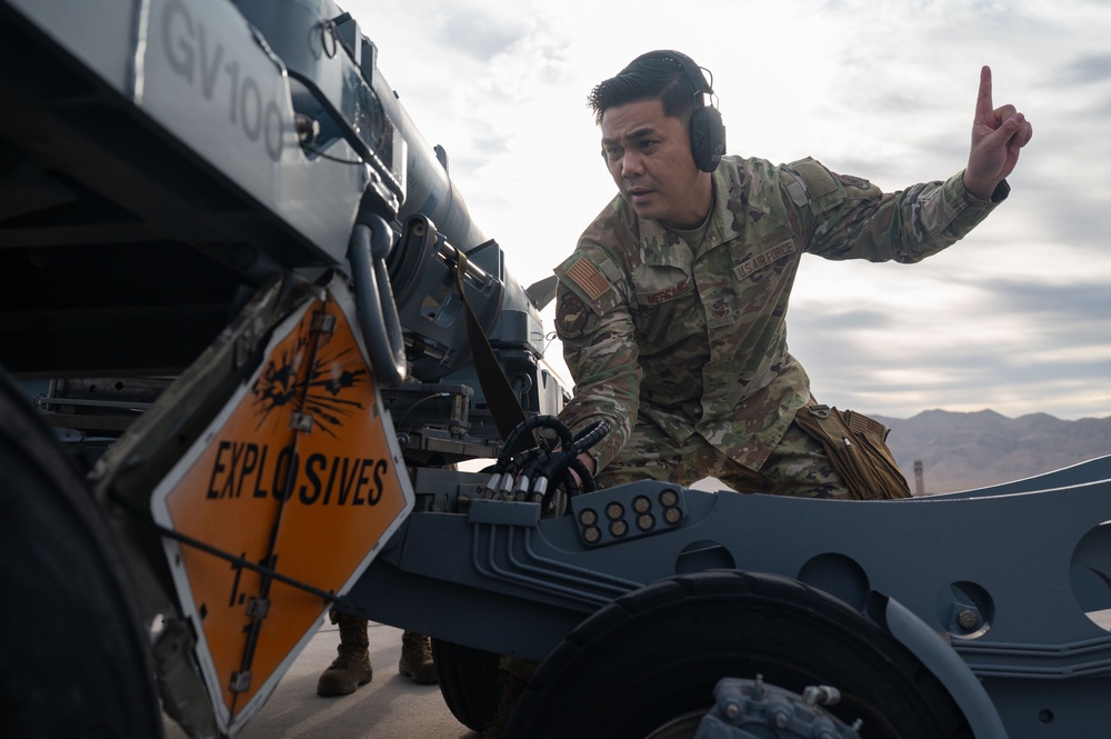 Nellis AFB Weapons load competition April 2025