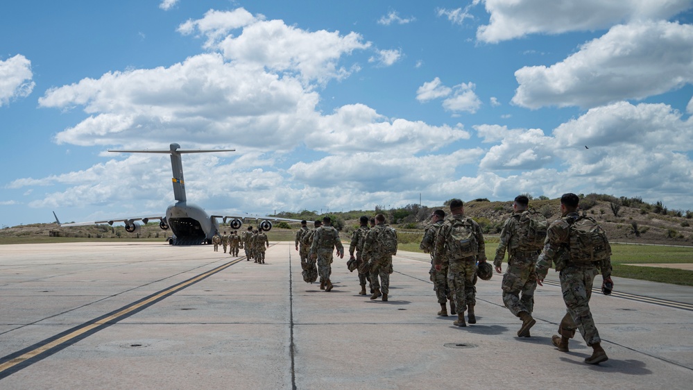 U.S. service members support Operation Southern Guard