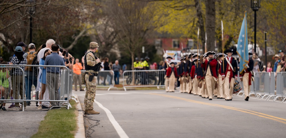 Mass Guard Supports American Revolution Anniversary
