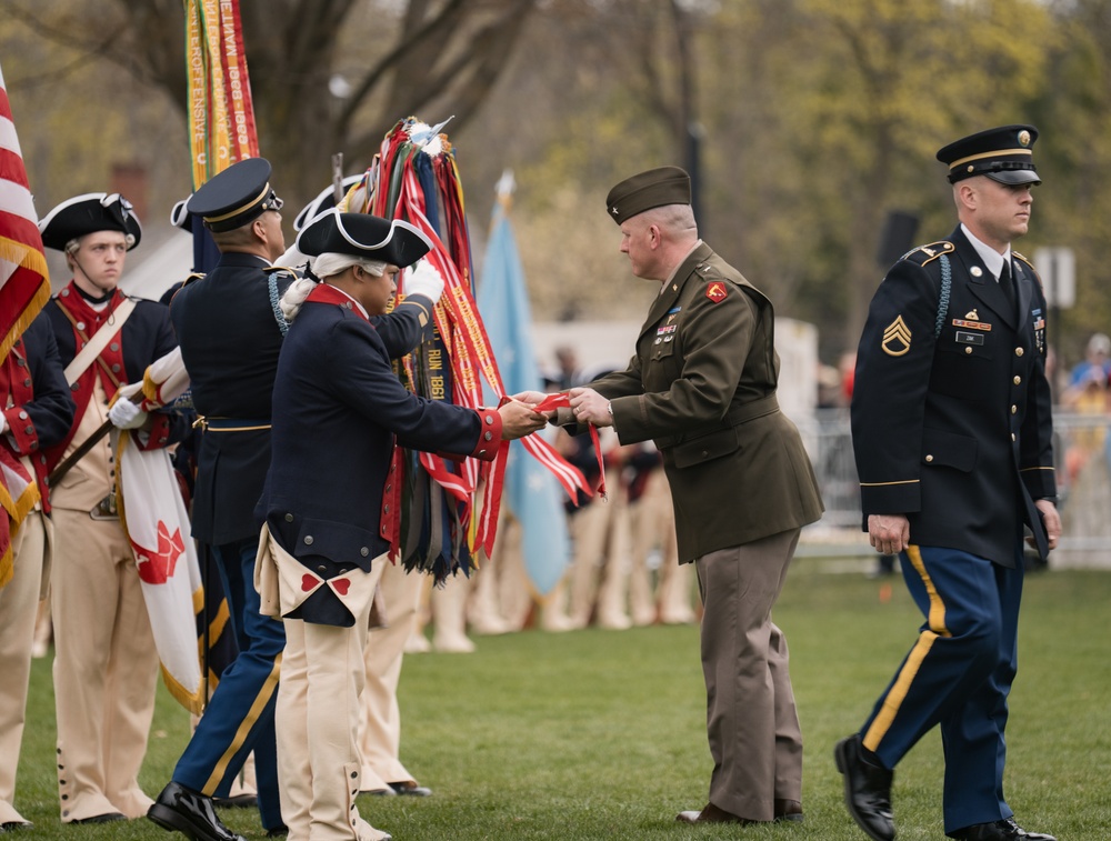 Mass Guard Supports American Revolution Anniversary
