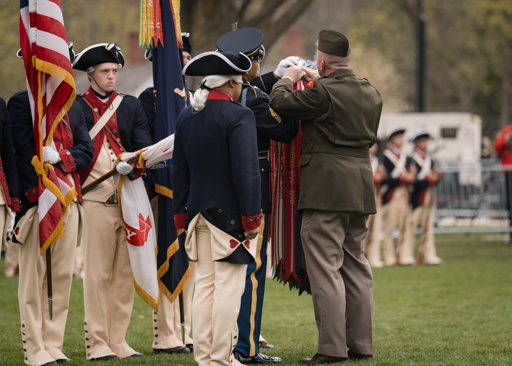 Mass Guard Supports American Revolution Anniversary
