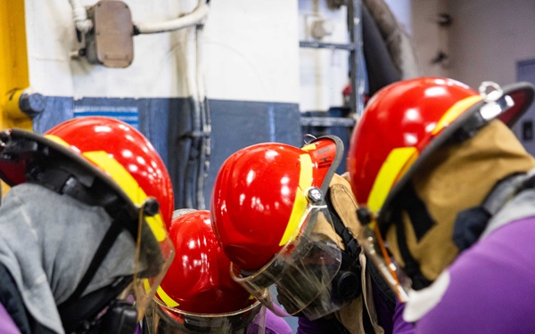 USS Wasp Conducts an Aviation Training Team Drill