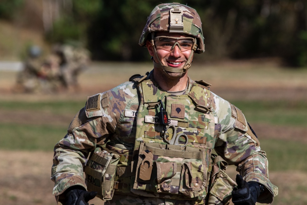 56th SBCT medics exercise air MEDEVAC hoist