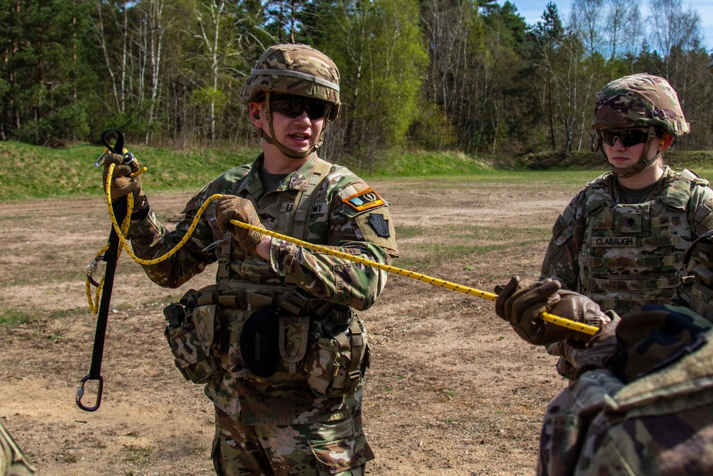 56th SBCT medics exercise air medevac hoist